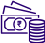 Icon representing Cash Management Product, a financial service designed to help businesses efficiently manage their cash flow, optimize liquidity, and streamline cash handling processes